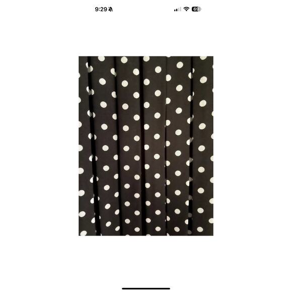 Michael Kors Pleated Tunic Sleeveless Size S Black Polka Dots Dots Keyhole Back - Picture 2 of 5